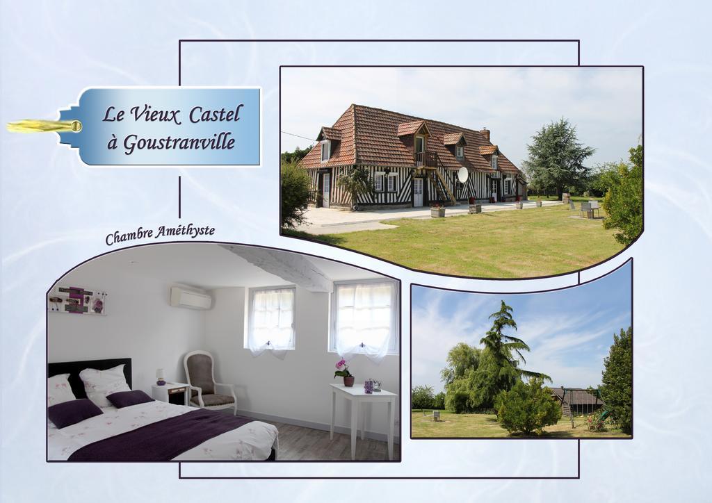 Goustranville Le Vieux Castel Bed & Breakfast エクステリア 写真